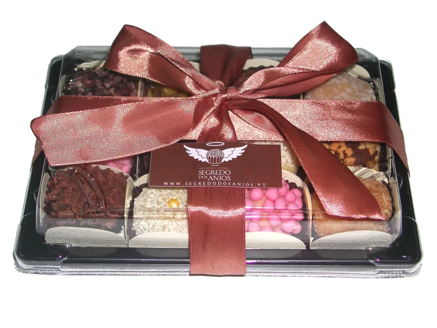 Caixa com 12 brigadeiros para envio por transportadora
