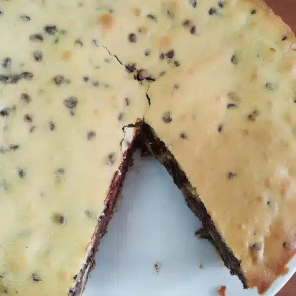 bolo cookie faltando fatia