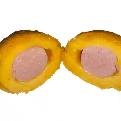 Mini Enroladinho de Salsicha (Dúzia) - Enroladinho de Salsicha de Aves
