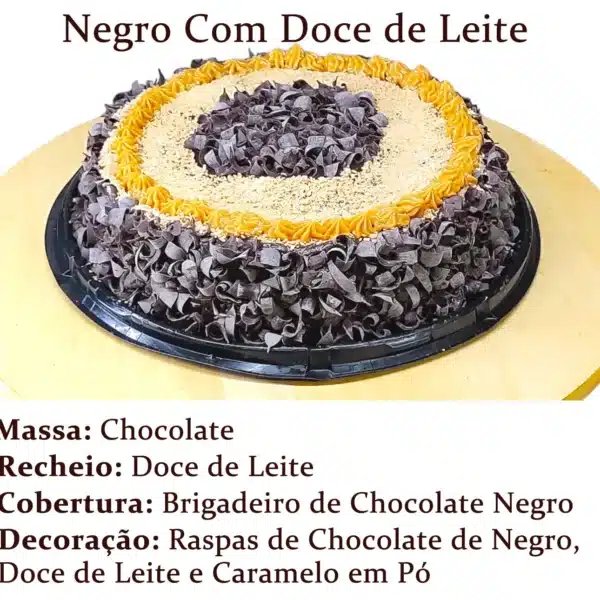 Negro com Doce de Leite Descrição