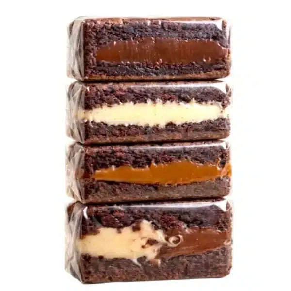 Torre brownies recheados