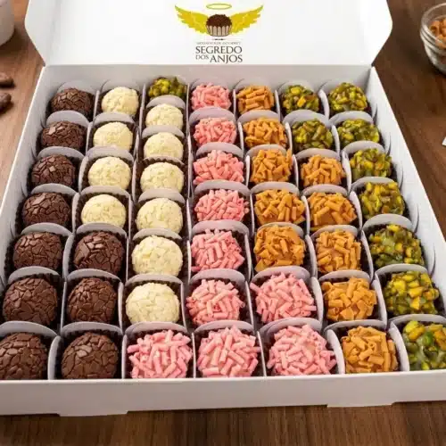 Caixa de Brigadeiros - 50 unidades